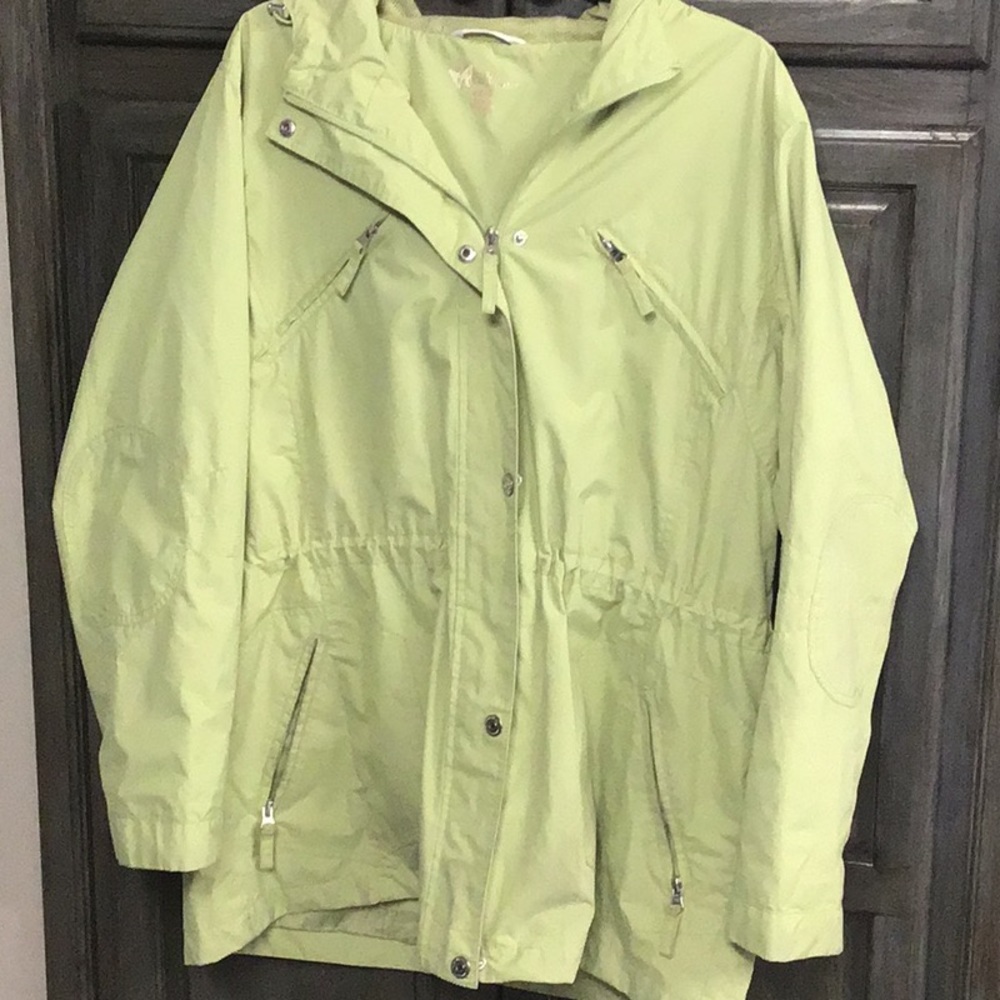 Natural Reflections Green Utility Jacket with Hood